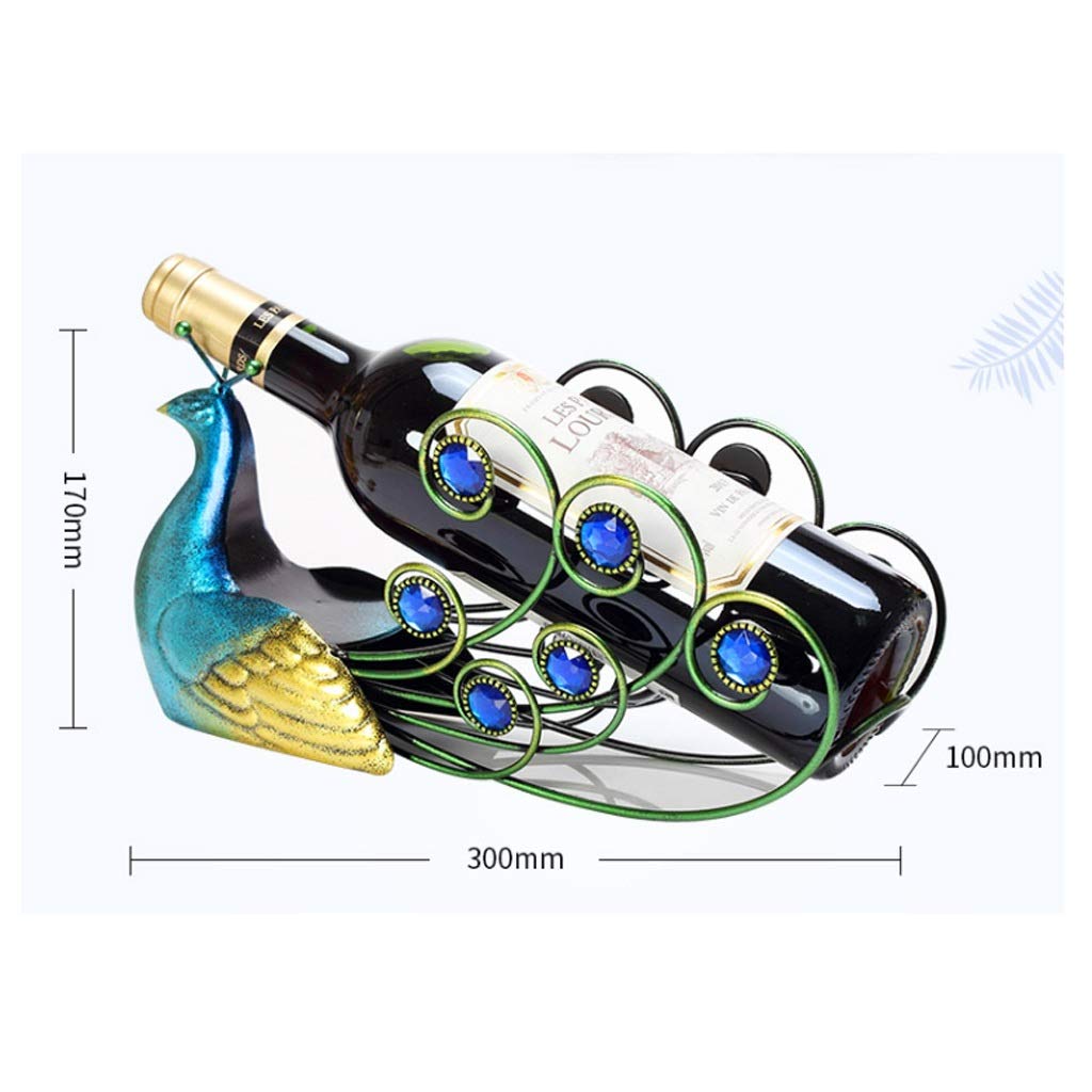 Decorazione per portabottiglie Luce Decorazione di fascia alta Armadietto per vino Portabottiglie per vino Portabottiglie per personalità domestica Espositore creativo Industria To pursue happiness