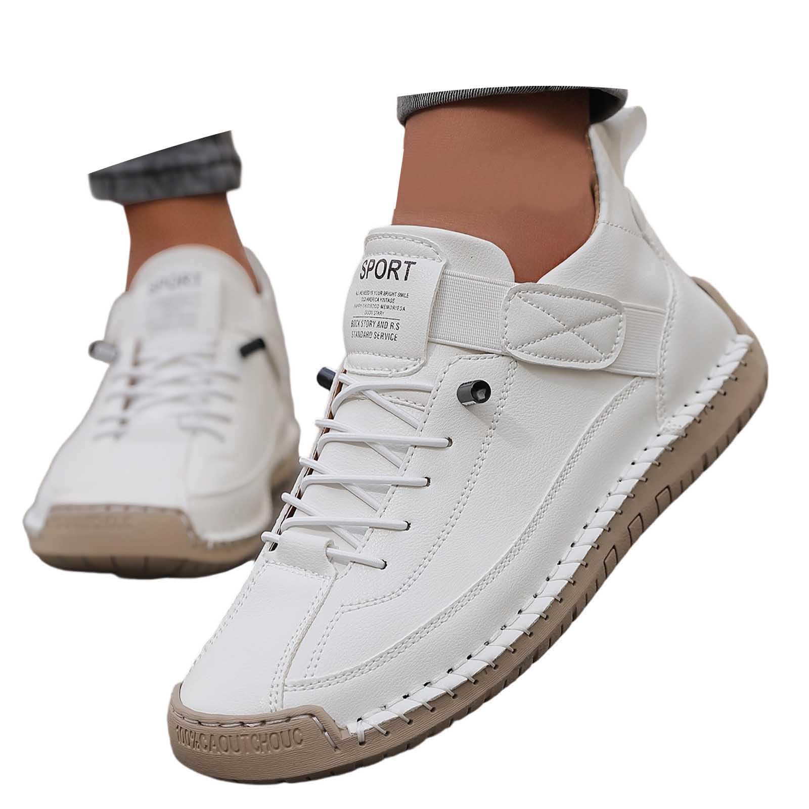 Genérico Zapatillas ortopédicas cómodas, zapatos unisex de cuero hechos a mano, botas suaves y cómodas con soporte - 2