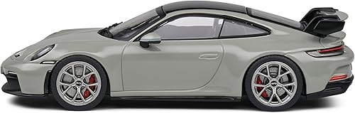 Miniatura 3 de 911 (992) GT3 gris tiza con parte superior negra 143 fundido a presión modelo de coche por Solido S4312501
