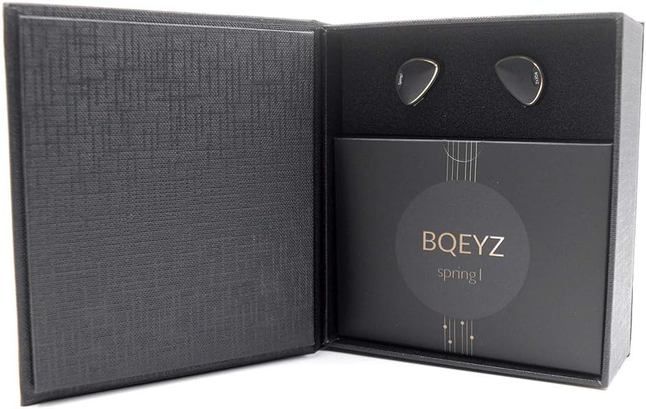 Tор Brаndѕ BQEYZ Spring1 Flagship in Ear Monitor Piezoelectric Dynamic Earphones Stereo HiFi Earbuds with Detachable Cable for Smartphones Player PC Tablet (Black)