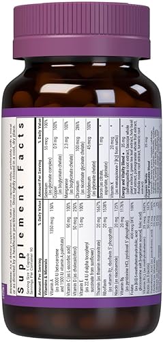 Miniatura 2 de Bluebonnet Nutrition Maxi One (con hierro), alimentos integrales múltiples, enzimas, energía, vitalidad, sin gluten, kosher, sin lácteos, apto para