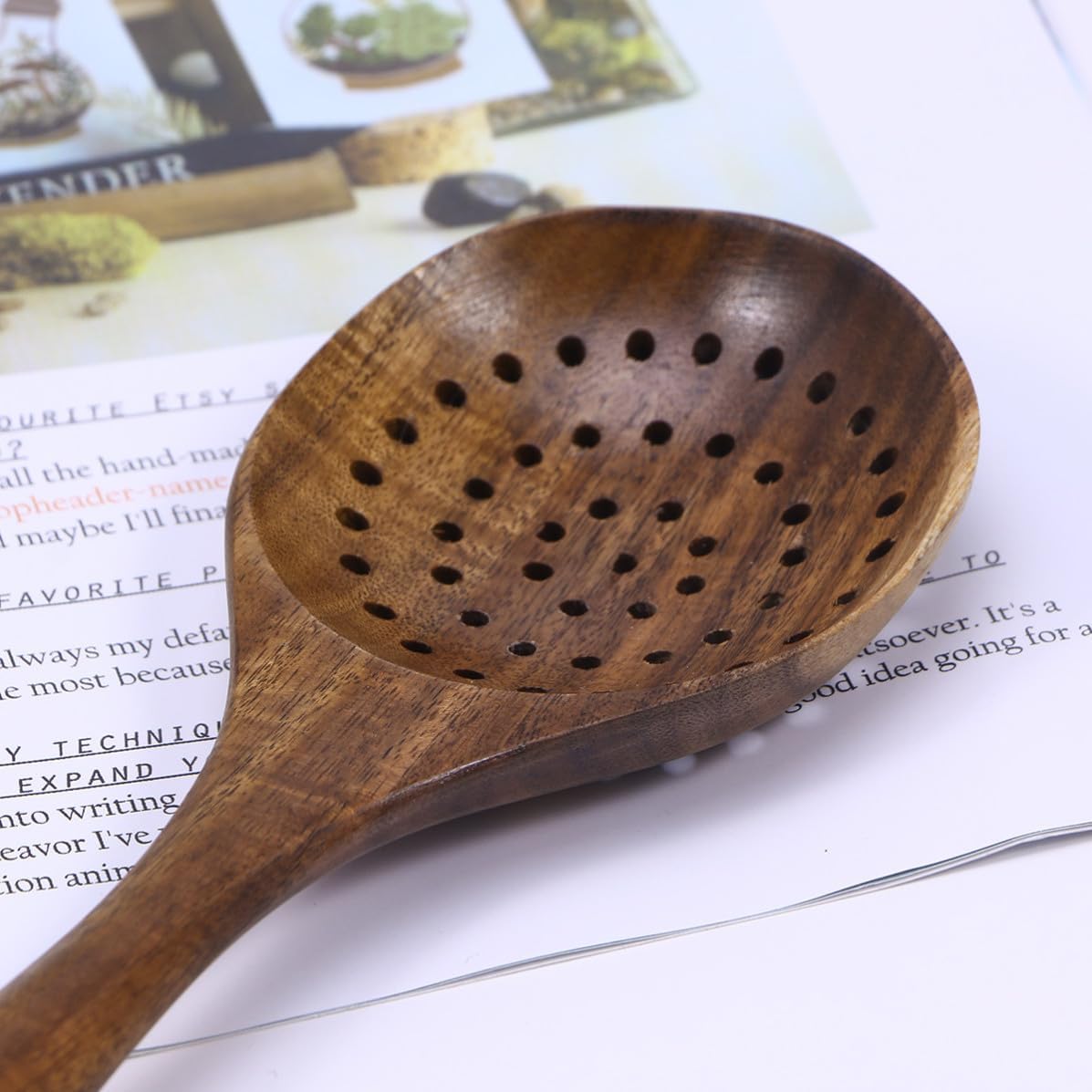 Wood Colander 28x8.2cm Kitchen Gadget for Cooking