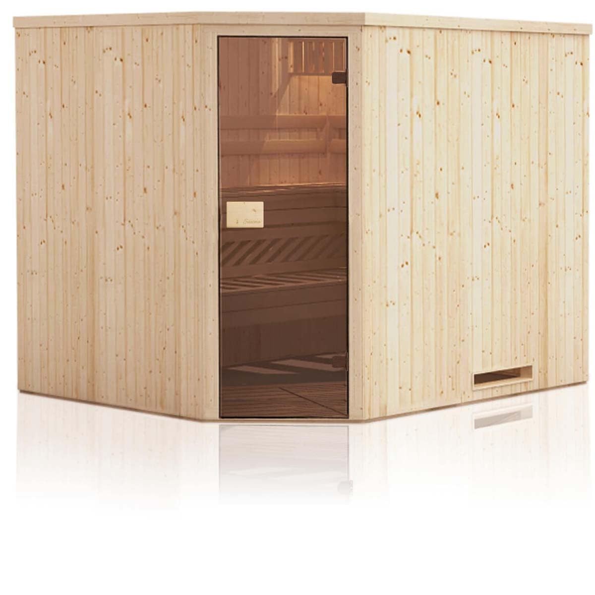 sauna d'angle 175x144x199