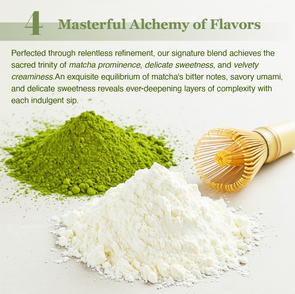 KATSUHIKO Rich Uji Matcha Latte 150g 5 3oz Artisan Reserve Blend Made in Japan — view 6