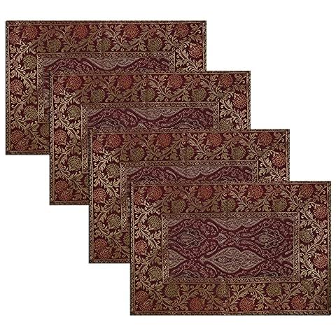 Real Online Seller Indian Silk Table Mats Cover