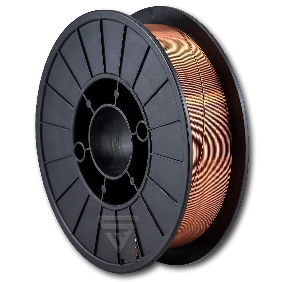 2 x STAHLWERK alambre para soldadura MIG/MAG Ø 0,8 mm, acero SG2 ER70S-6, en bobina de alambre S200/D200 de 5 kg con mandril de 50 mm, de uso universal