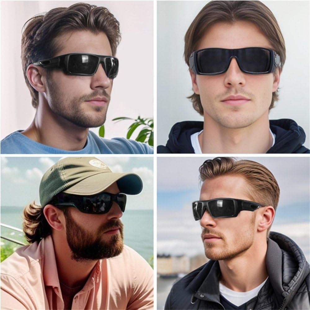 Sonnenbrille für große, breite Köpfe, Herren, TR90, ultraleicht, UV400-Schutzbrille