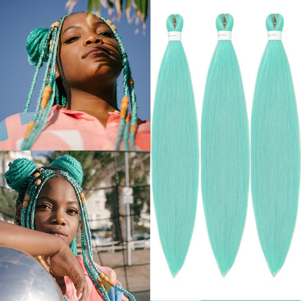 YDDM Capelli Per Treccine Africane Rosa Extension Treccine Texture Yaki Easy Install per Principianti 20 Pollici 3 Pezzi Capelli Leggeri e Naturali per Box Braids, Twist e Crochet — view 97