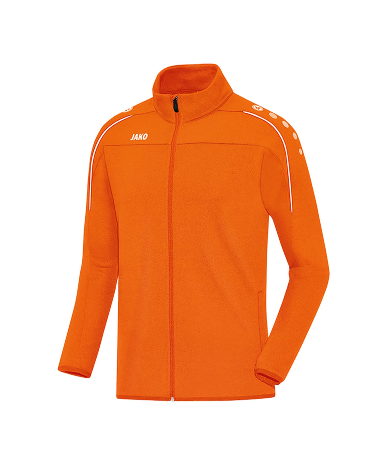 JAKO Men's Classico mit Durchgehendem Rv Training Jacket, neon Orange, L