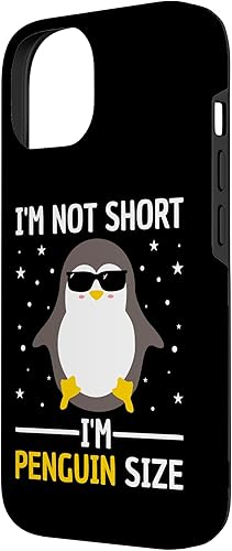 Miniatura 5 de Funda divertida para iPhone 11 I'm Not Short I'm Penguin para hombres y mujeres, diseño divertido de pingüinos