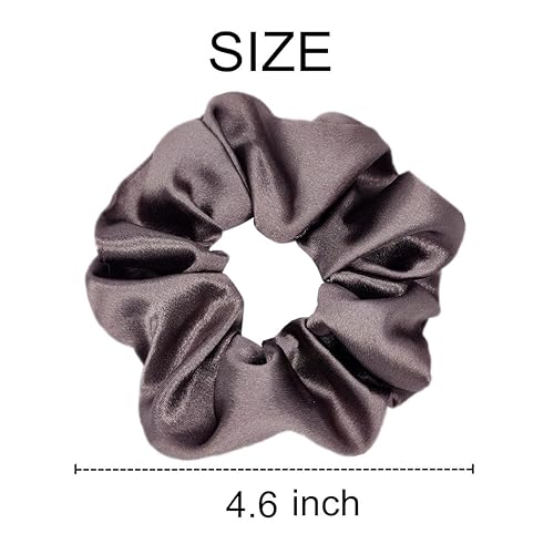 Miniatura 3 de 6 coleteros de satén de cristal para el cabello, ligas de seda suave, bandas para el cabello de moda, cuerdas elásticas para coletas, accesorios