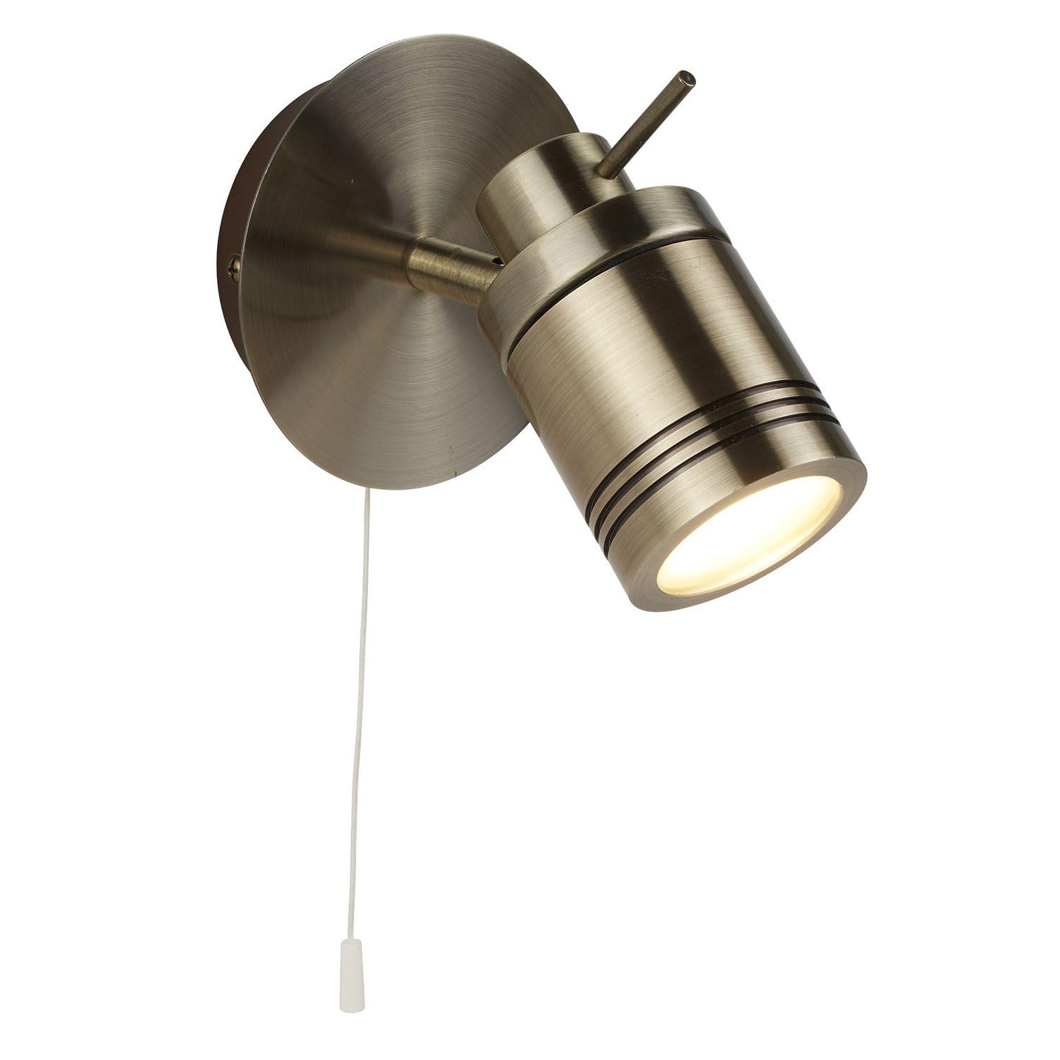 Search 1 Ip44 Bathroom Spot Wall Bracket Antique Brass Light