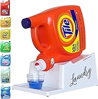 Vista 1 de Skywin Soporte organizador de detergente para ropa y bandeja de goteo para organización de la lavandería, soporte de jabón para detergente líquido