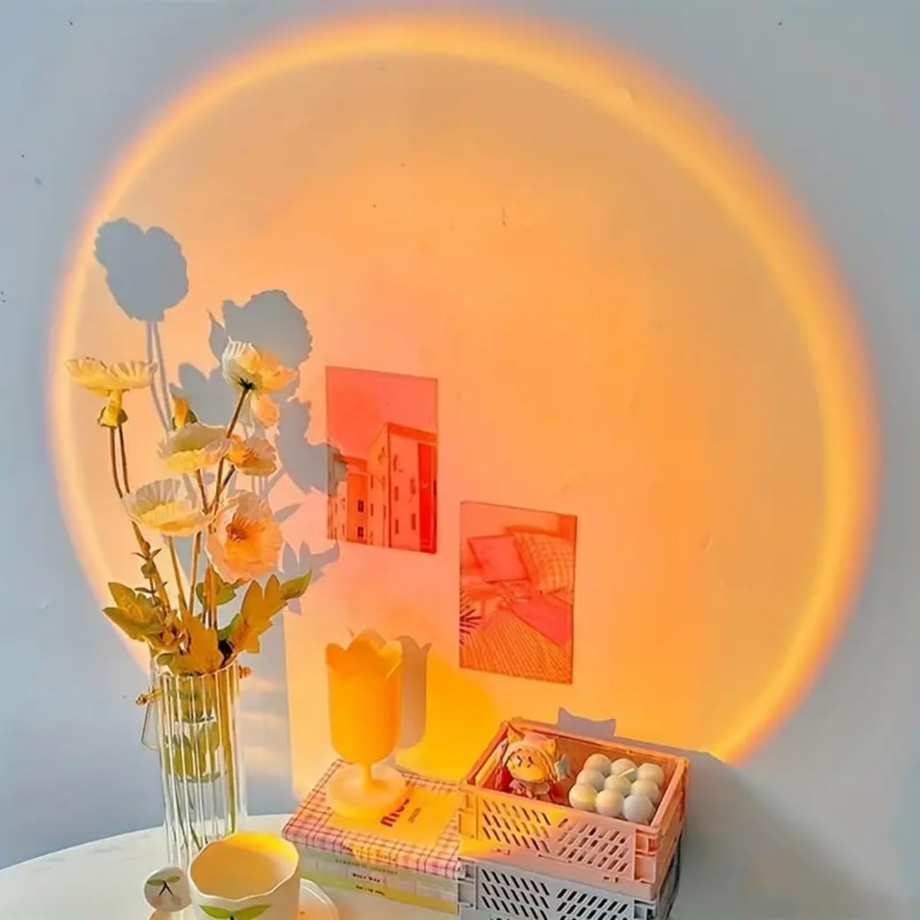 Sunset Lamp-USB, Night Light Mini Creative Ambient Light for Bedroom, Photograph…