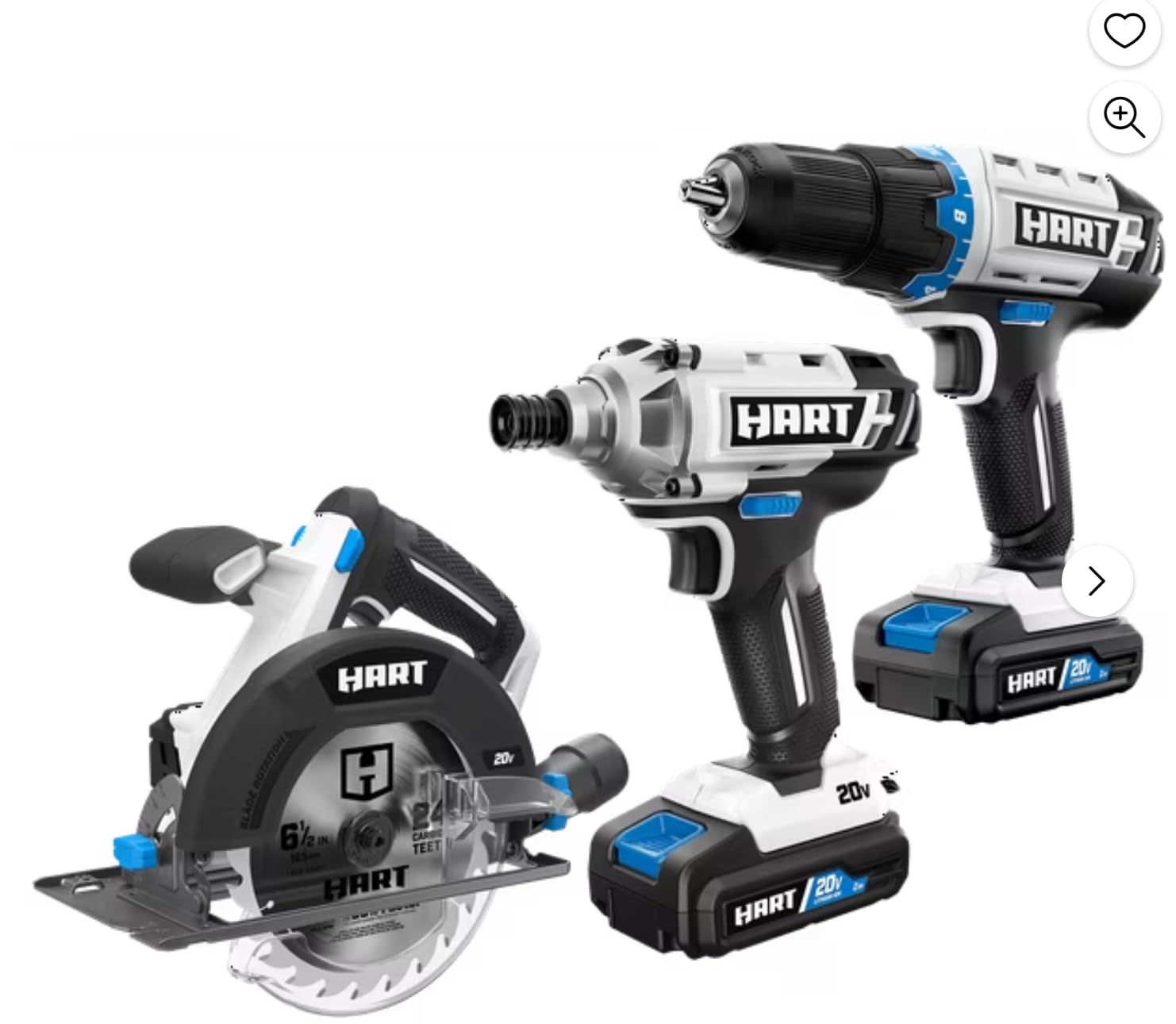 Hart 3 Tool Combo Kit