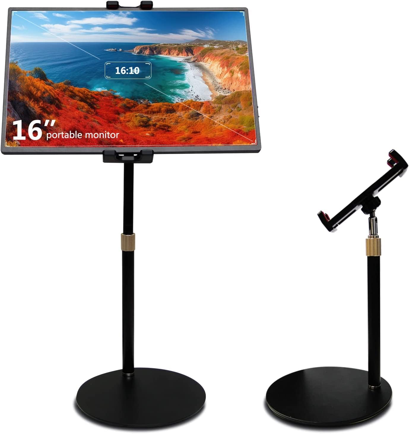 See full amazon price history chart for Hold Up Tablet Stand Holder, Adjustable Height Tablet & Phone Stand for Desk, 360° Rotating Aluminum Metal Tablet Stand Mount Compatible for iPad Pro Air Mini, iPhone, Samsung, Kindle (4.7"-12.9") Hold Up Tablet Stand Holder, Adjustable Height Tablet & Phone Stand for Desk, 360° Rotating Aluminum Metal Tablet Stand Mount Compatible for iPad Pro Air Mini, iPhone, Samsung, Kindle (4.7"-12.9") (B094RDF34M) Amazon Price History, Amazon Price Tracker