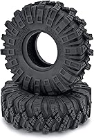 Vista 5 de MOHERO - 4 neumáticos de goma de 1.0 pulgadas, neumáticos de rueda 1.0 de 2.441 x 0.866 in para Axial SCX24 90081 AXI00001 002 004 005 006 RC