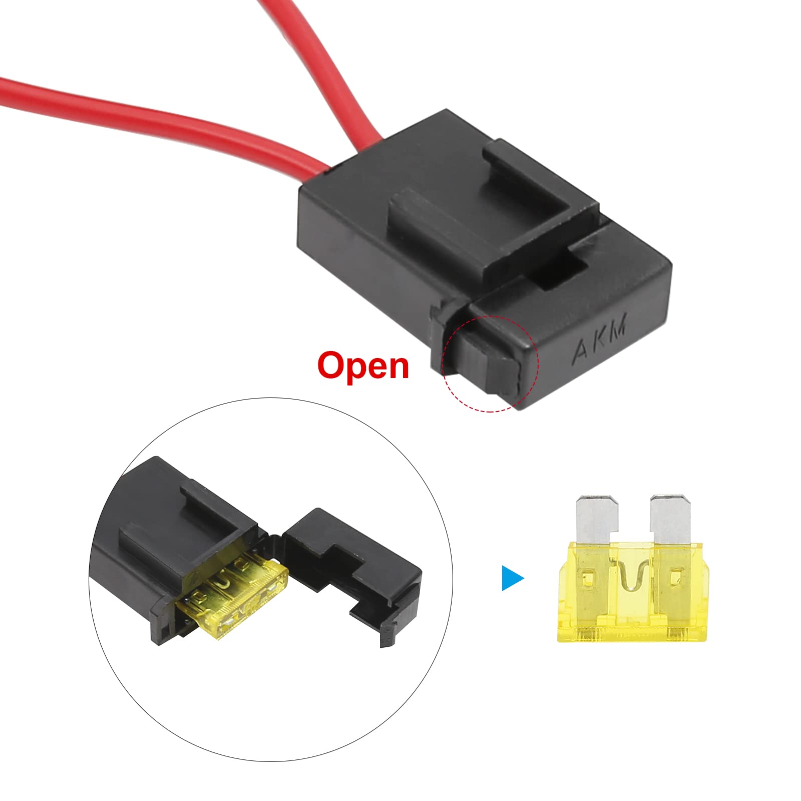 Kit Faisceau Câbles + Interrupteur Thermostat Pour Ventilateur De Radiateur Voiture - Activation à 85°C (185°F) - Refroidissement Moteur - 4