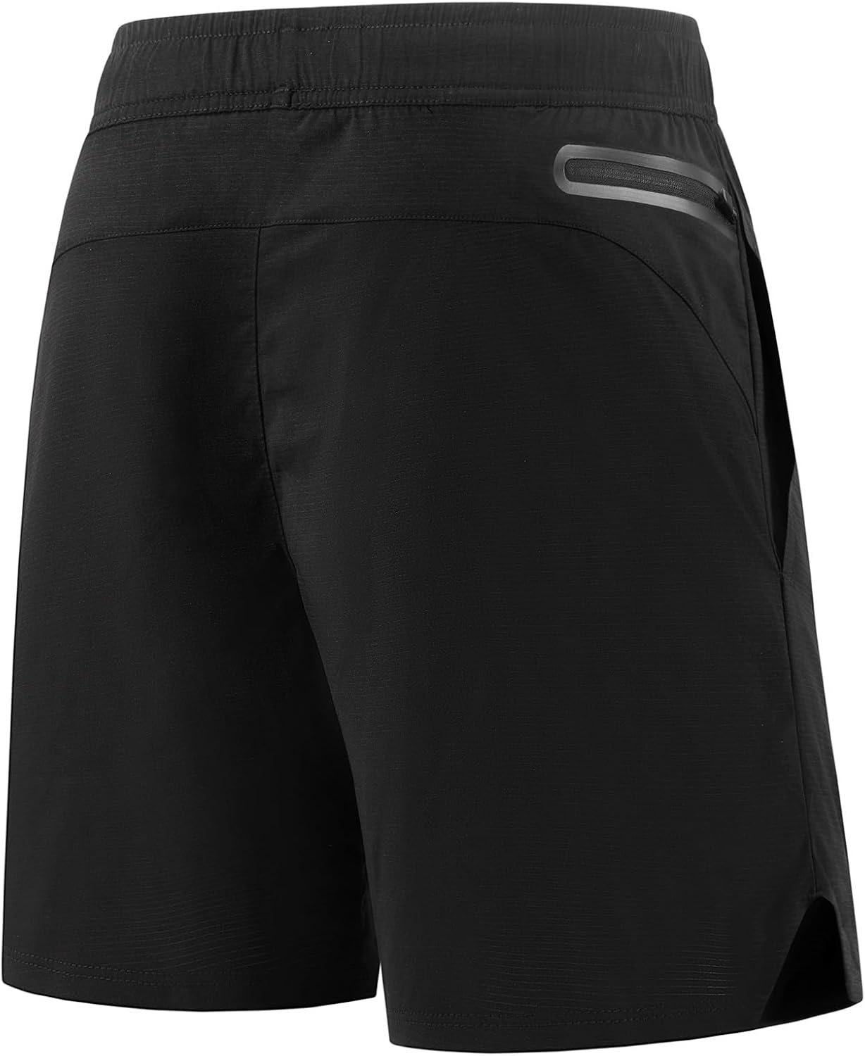 Mens Tennis Pickleball Shorts Moisture Wicking 5" Camping Hiking Workout Running Shorts with Back Zip Pocket