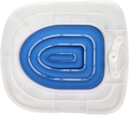 Miniatura 7 de Kit profesional de entrenamiento de inodoro para gatos, sistema universal de bandeja de arena reutilizable para gatos para limpieza de mascotas