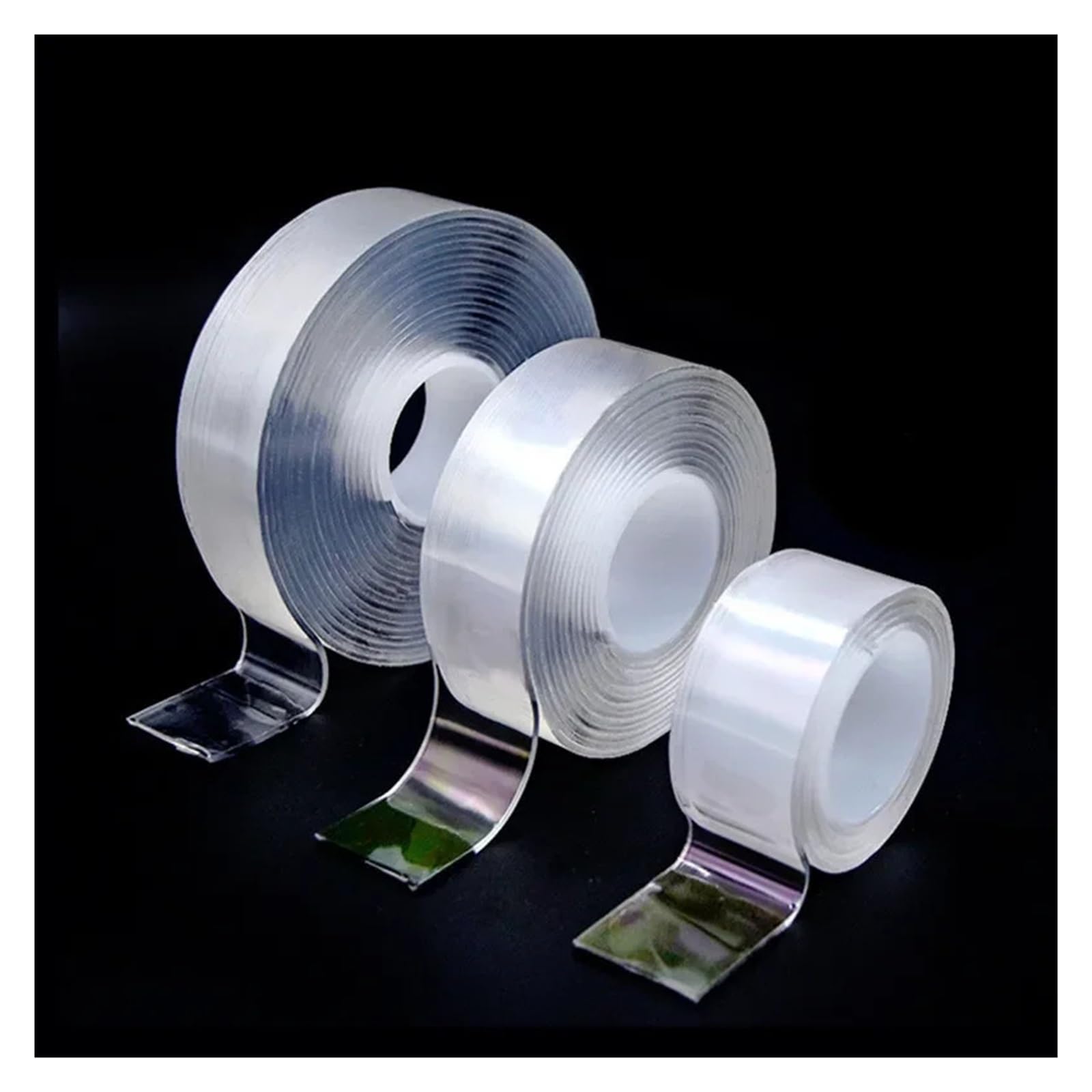 Nastro adesivo biadesivo trasparente, Adesivo da parete biadesivo in silicone for accessori da cucina for bagno 1M/2M/3M/5M(Width 2cm,2 meters)