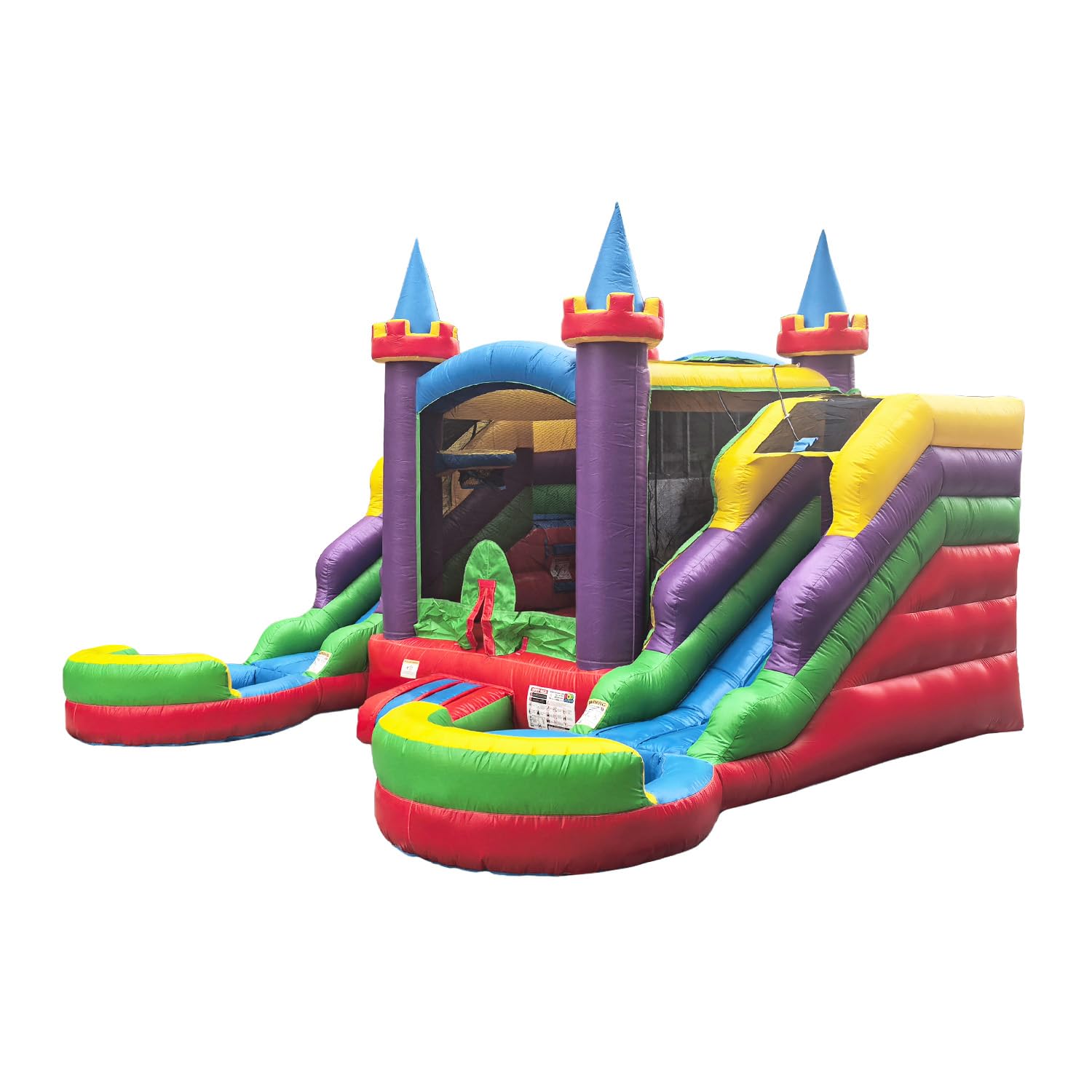 Photo 1 of POP JUMP 16x17 Dual Water Slide Inflatable Bouncer