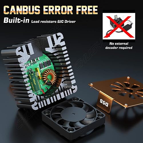 Miniatura 8 de CHUSYYRAY Bombillas D5S de alta calidad, 500% de brillo, alta potencia, D5S, D55R, D5C, 70 W, 32000 lúmenes, 6000 K, blanco, superbrillante, 50000