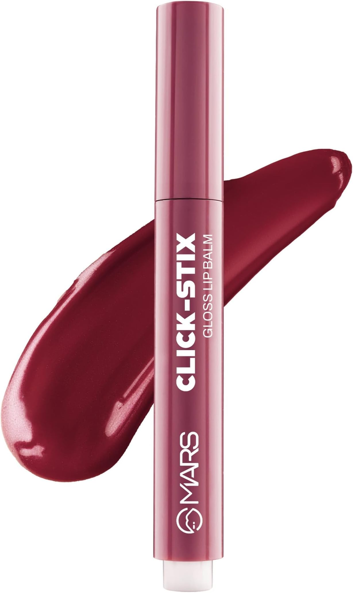 MARS Click Stix Gloss Lip Balm (2.0 gm) (03-BERRY JAM) | High Pigmented | Ultra-Glossy Finish | Non-Sticky | Hydration | Enriched with Cocoa Butter