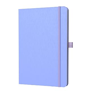A5 Lined Journal Notebook, 7mm College Ruled Notepad, Journaling for Writing, Work, School, Travel and Note Taking, Hardcover 160 Pages (80 Sheets) 5.79 x 8.3 inches (Cornflower Blue) - Amazon product rated Grade A