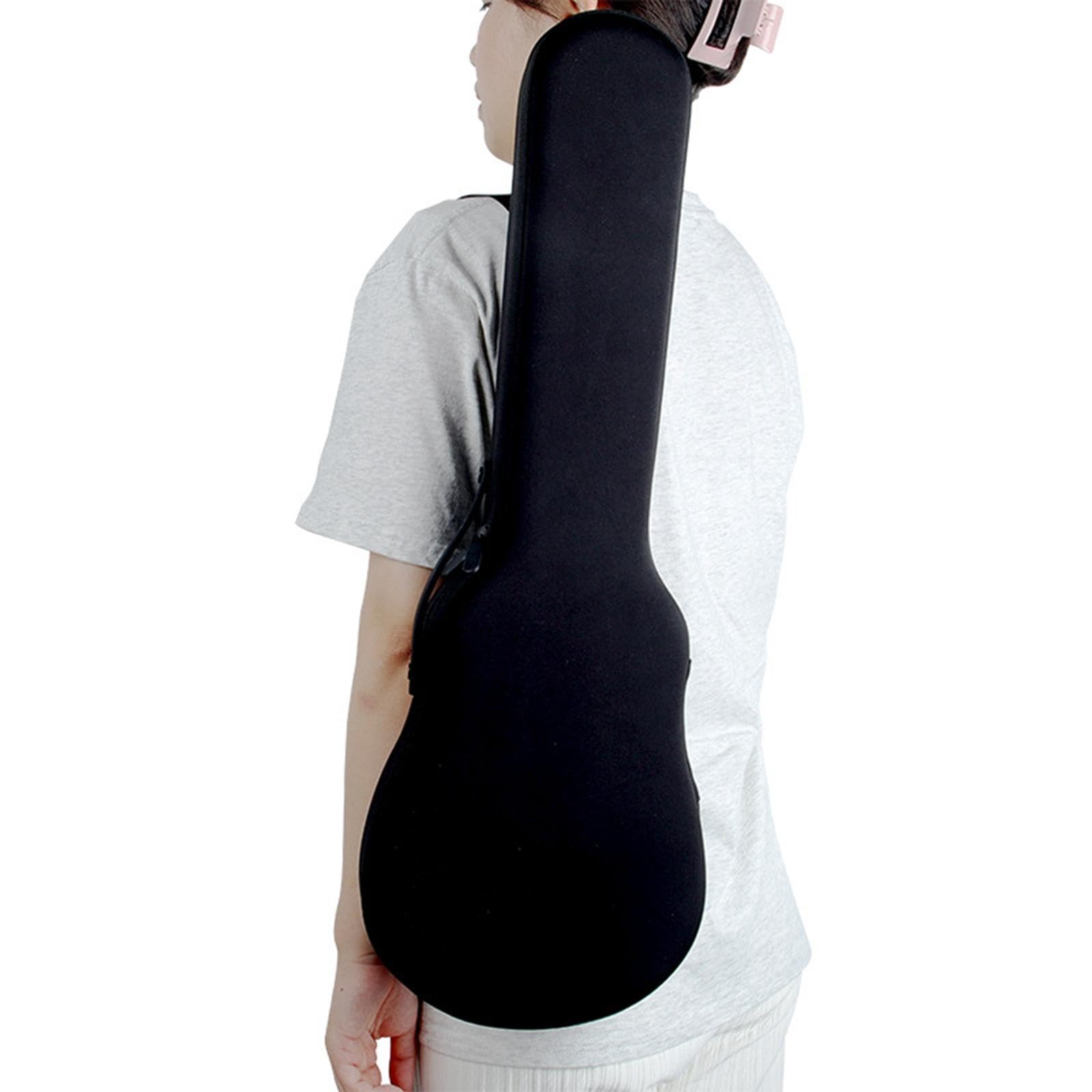 Ukulele Tasche Konzert Gepolsterte Wasserdichte Staubhülle Einzelschultergurt koffer mit Griff für Musikunterricht Reisen 65cmx23cm