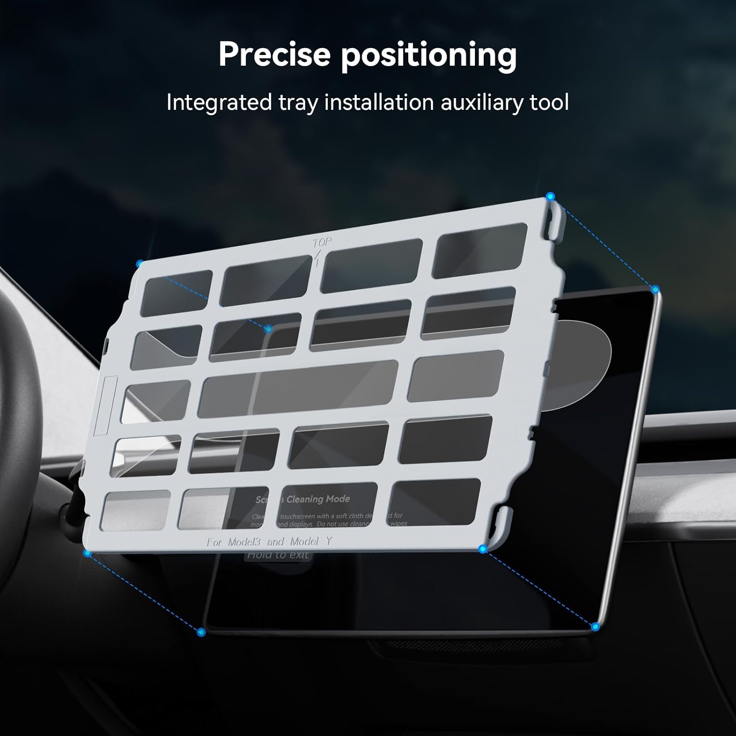 Tempered Glass Screen Protector for Tesla Model Y/3 Accessories,15-inch Matte Dashboard Touchscreen [No More Glare & Fingerprint & 9H] Model Y(2025~2020) & Model 3(2023~2017)
