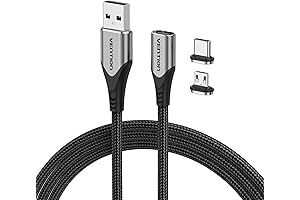 VENTION Magnetic USB Charging Cable: 90° Magnetic USB C Charger
