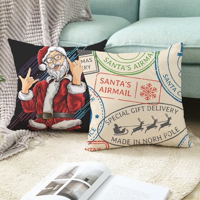 Housse de coussin satin anti-plis or noir CEVAN 50x50cm