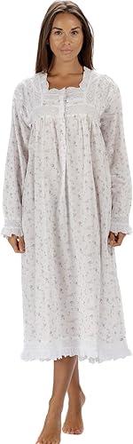 The 1 for U Camisones largos para mujer - Camisones para mujer, vestido Henrietta 100% algodón