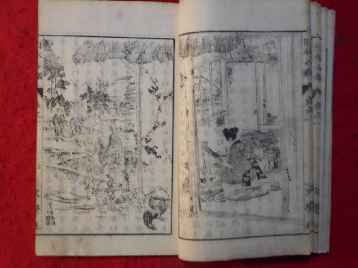 Amazon.co.jp: ◇古書・絵入り希少和本 「日本女鑑 一」封建時代の女性