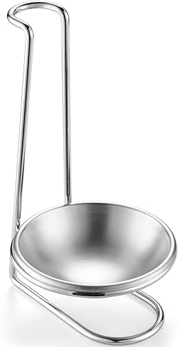 Soporte vertical de acero inoxidable 304 con cucharón de acero inoxidable con cuenco de 4,3 pulgadas