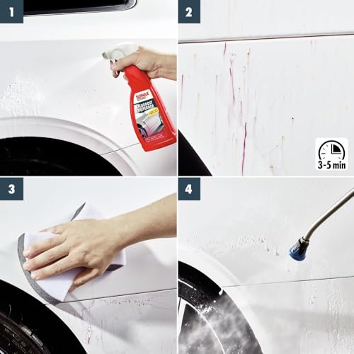 SONAX FlugrostEntferner (500 ml) entfernt aggressive Flugrost-Rückstände sowie Industriestaub von allen Lacken | Art-Nr. 05132000