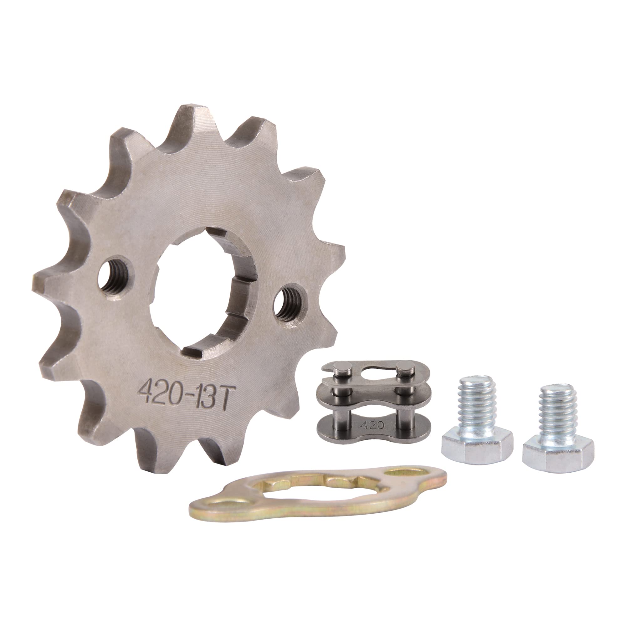 Pignone Anteriore 14 Denti 20mm Per Moto 50-160cc - Catena 428, Per ATV Quad Pit Bike - Foto 10