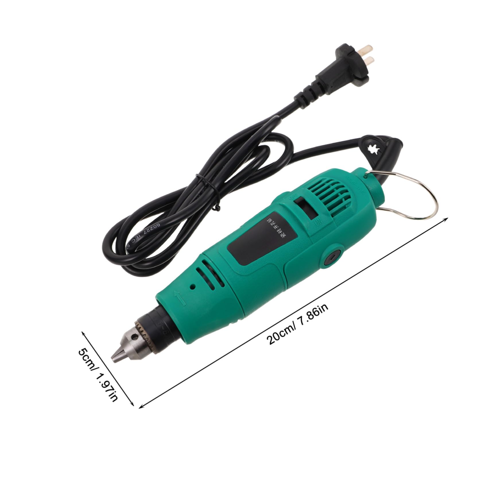 SHINEOFI Taladro Eléctrico con Cable Juego de Brocas y Cabezal de Lijado Taladro Compacto para Reparación de Cerámica Muebles y Electrónica Kit Versátil para Proyectos Domésticos y