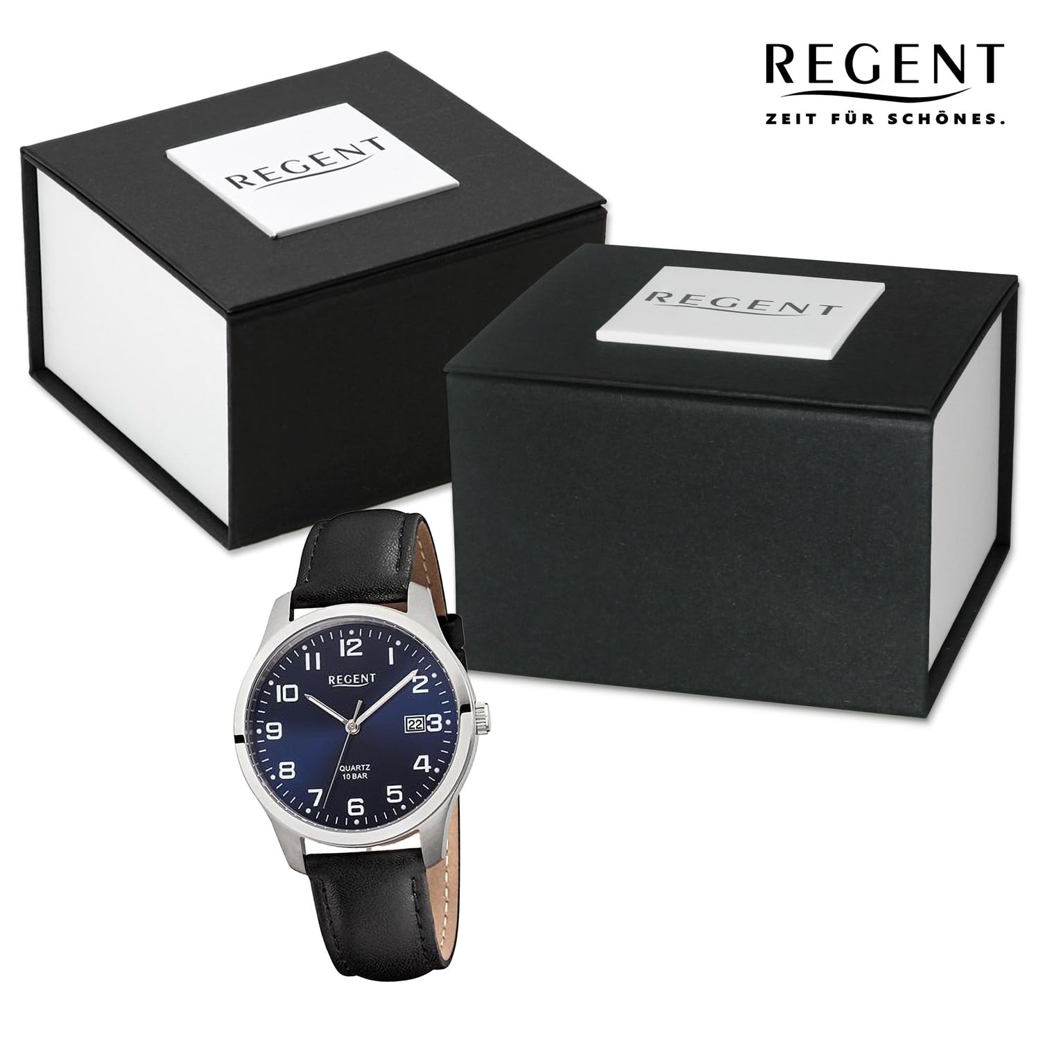 REGENT Titan-Armbanduhr in Unisexgröße F-1269