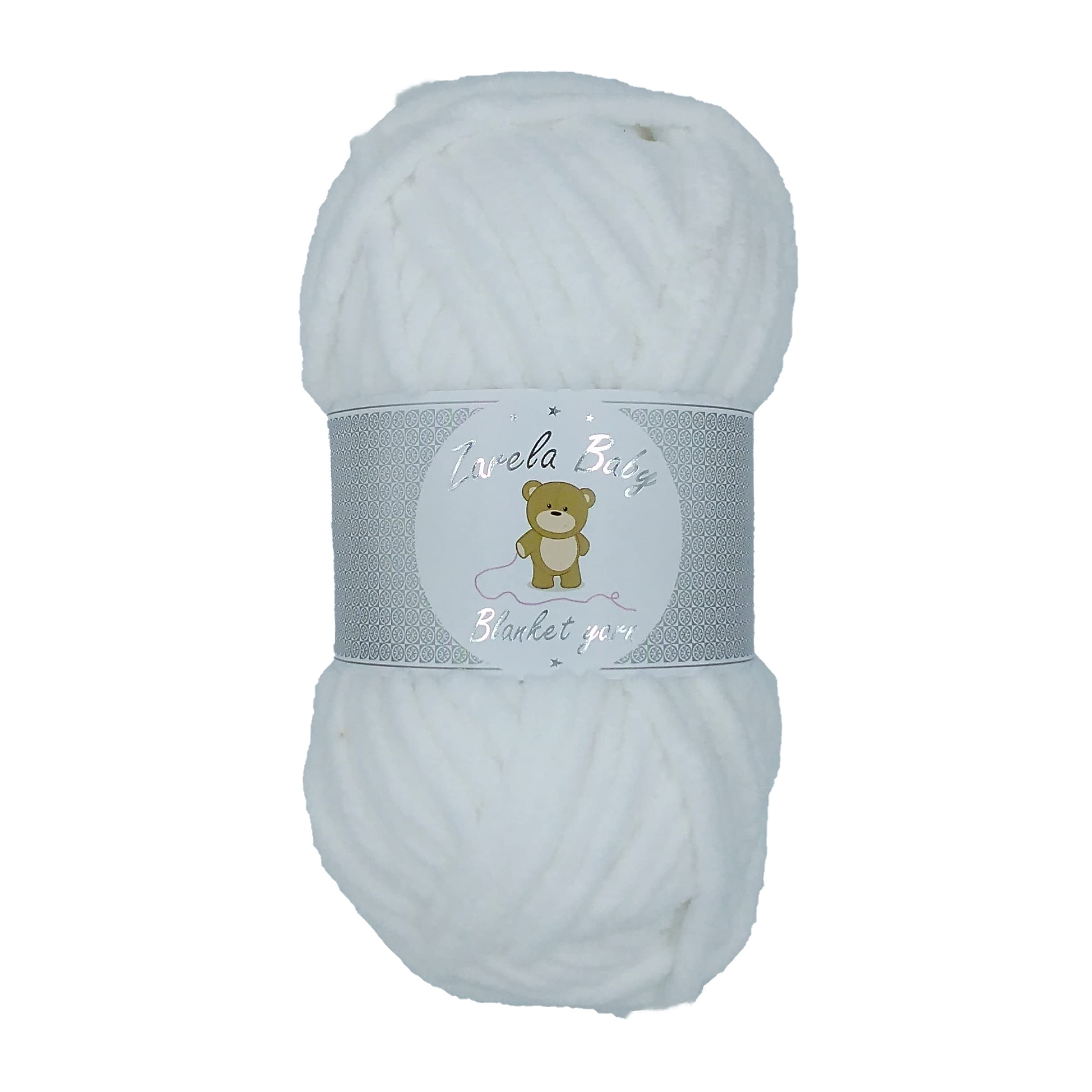 Zarela Baby Blanket Yarn (B01 White)