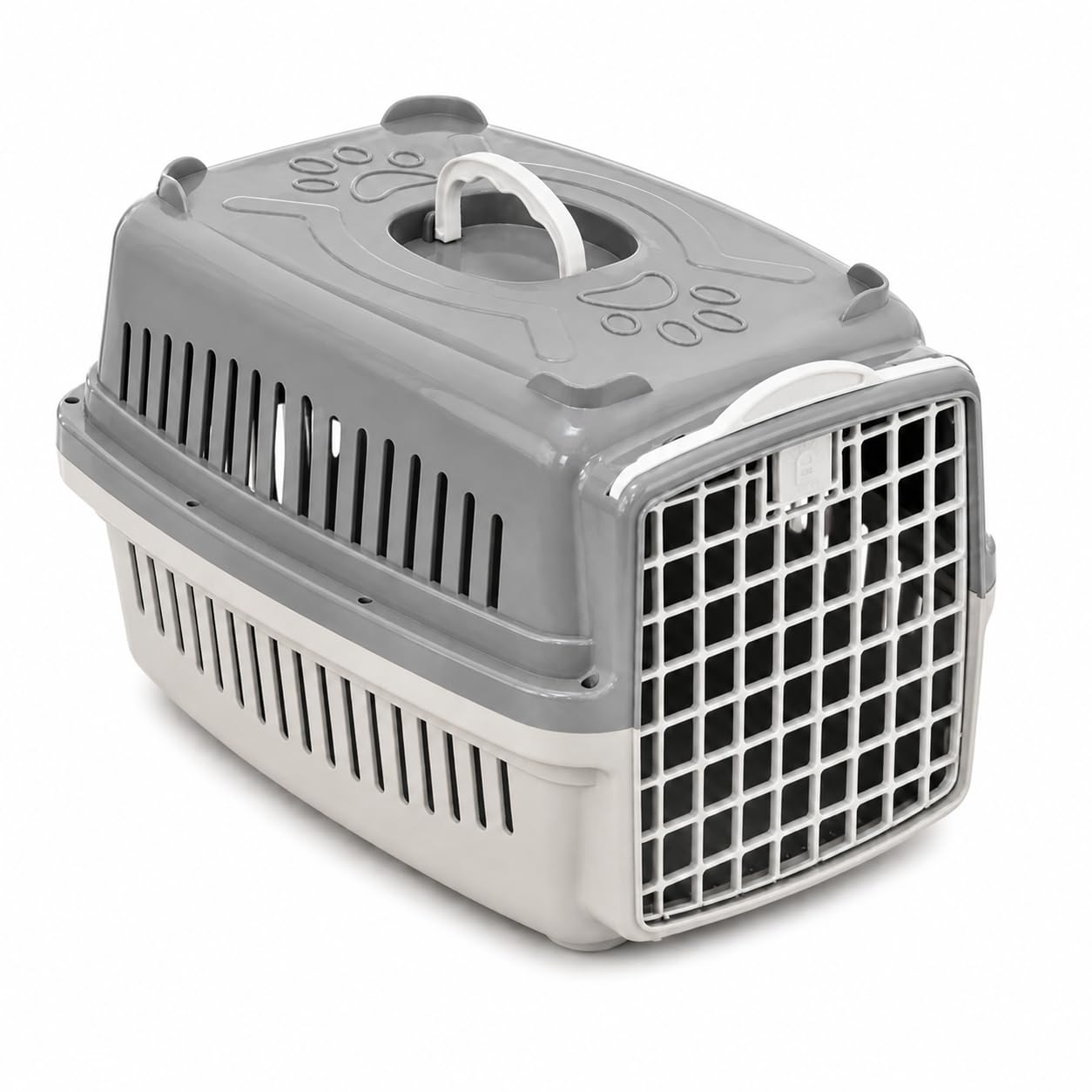 Caixa de Transporte Pet para Cães e Gatos até 10 kg, 48 x 34 x 29 cm, com Porta