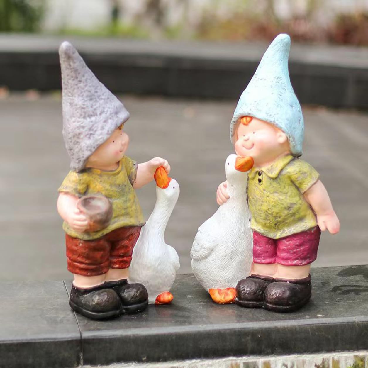 Amazon.co.jp: [dhiuebc] 子供置物 ガーデン 置物 スタイル2