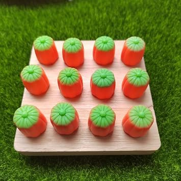 20 Pcs Fake Candy Pumpkin Resin Candy Mini Pumpkins