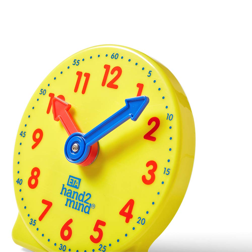 Buy hand2mind Mini Geared Clock, Telling Time Teaching Clock, Learn to