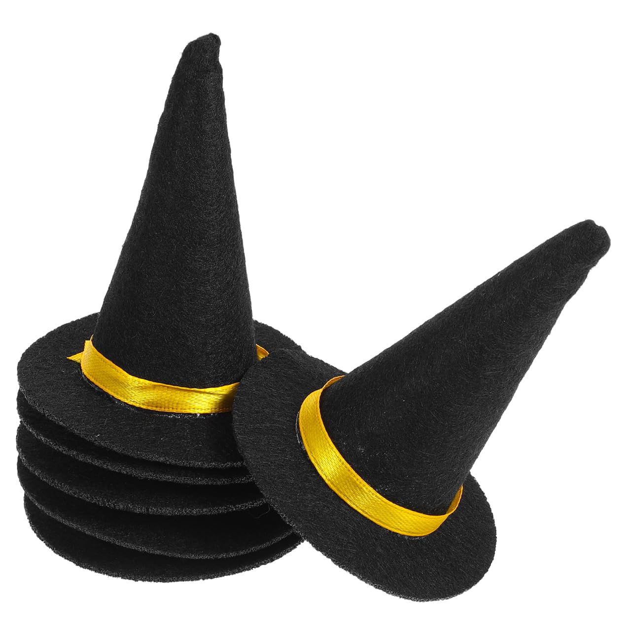 Mini chapeaux de sorcière en feutre Pretyzoo pour bouteille de vin x6