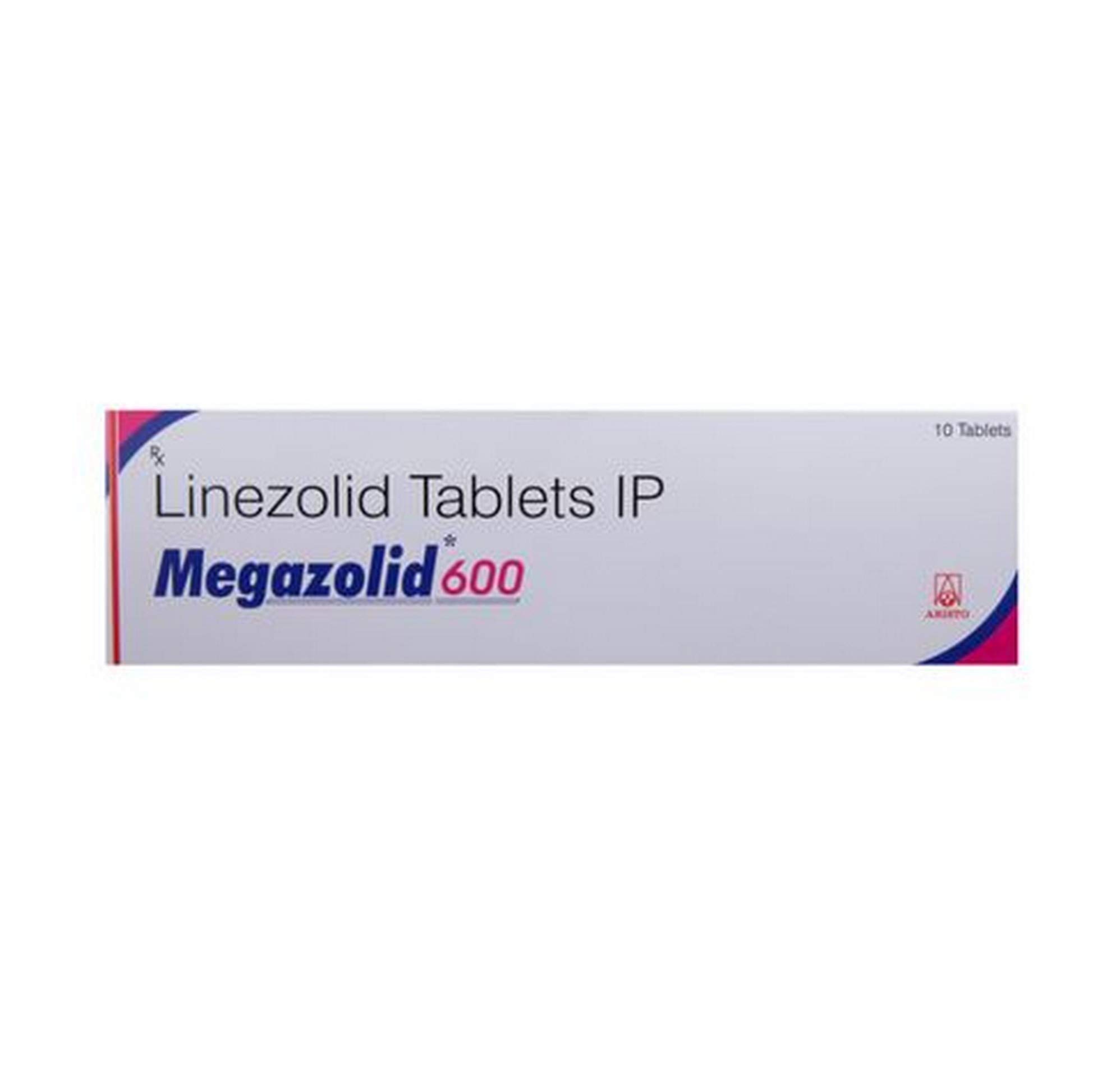 Megazolid 600 - Strip of 10 Tablets