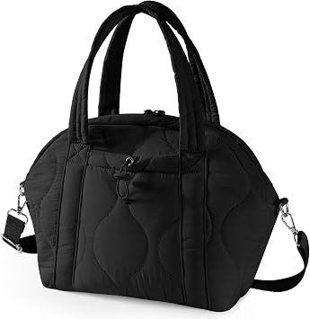 WONDAY Insulated Lunch Bags for Women, 12L Puffy Lunch Tote with Shoulder Strap, Waterproof, Leakproof, Reusable, Keeps Food Fresh, Perfect for Work, Travel, Picnic