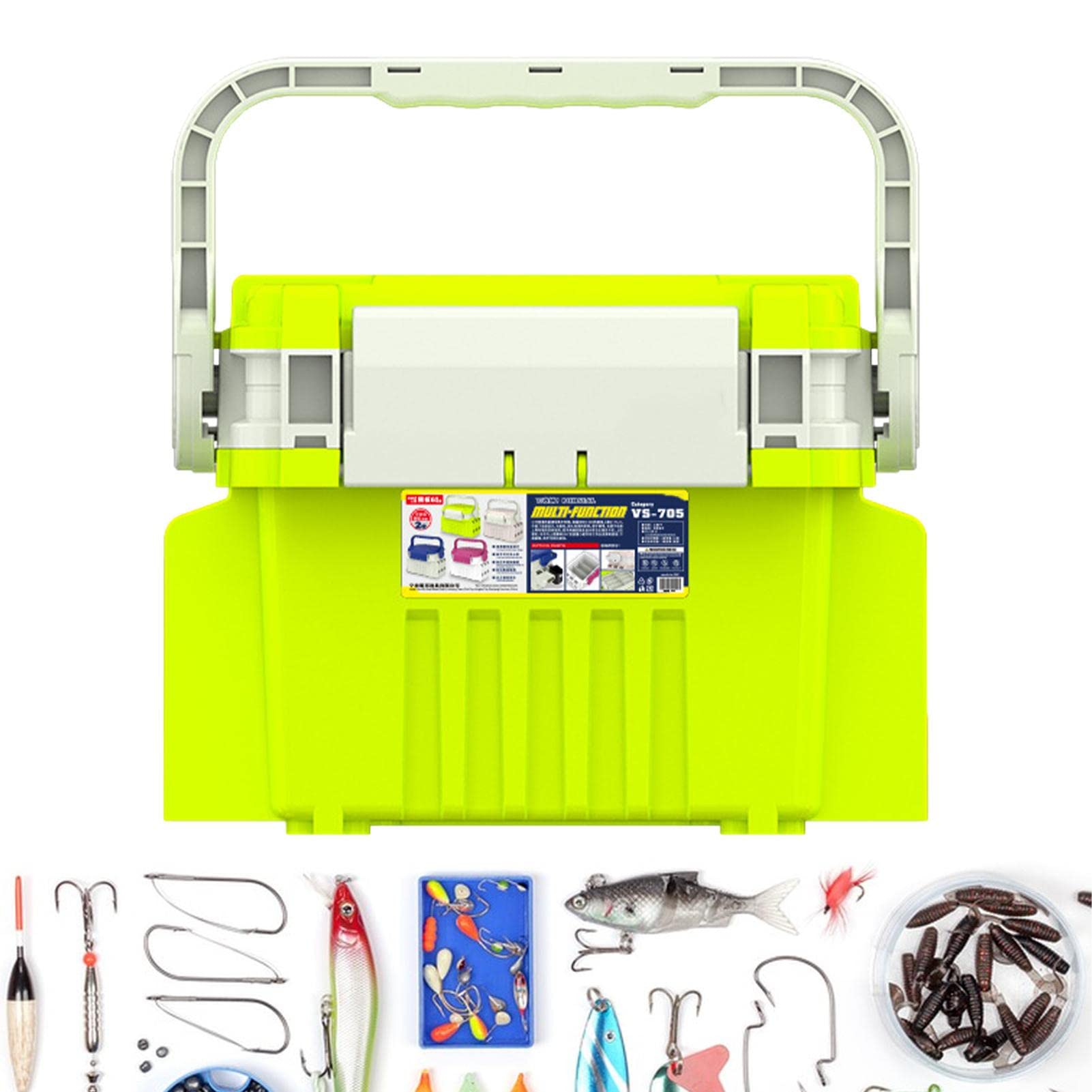 Amazon.co.jp: RFSHOP フィッシングボックス 釣り用タックルボックス