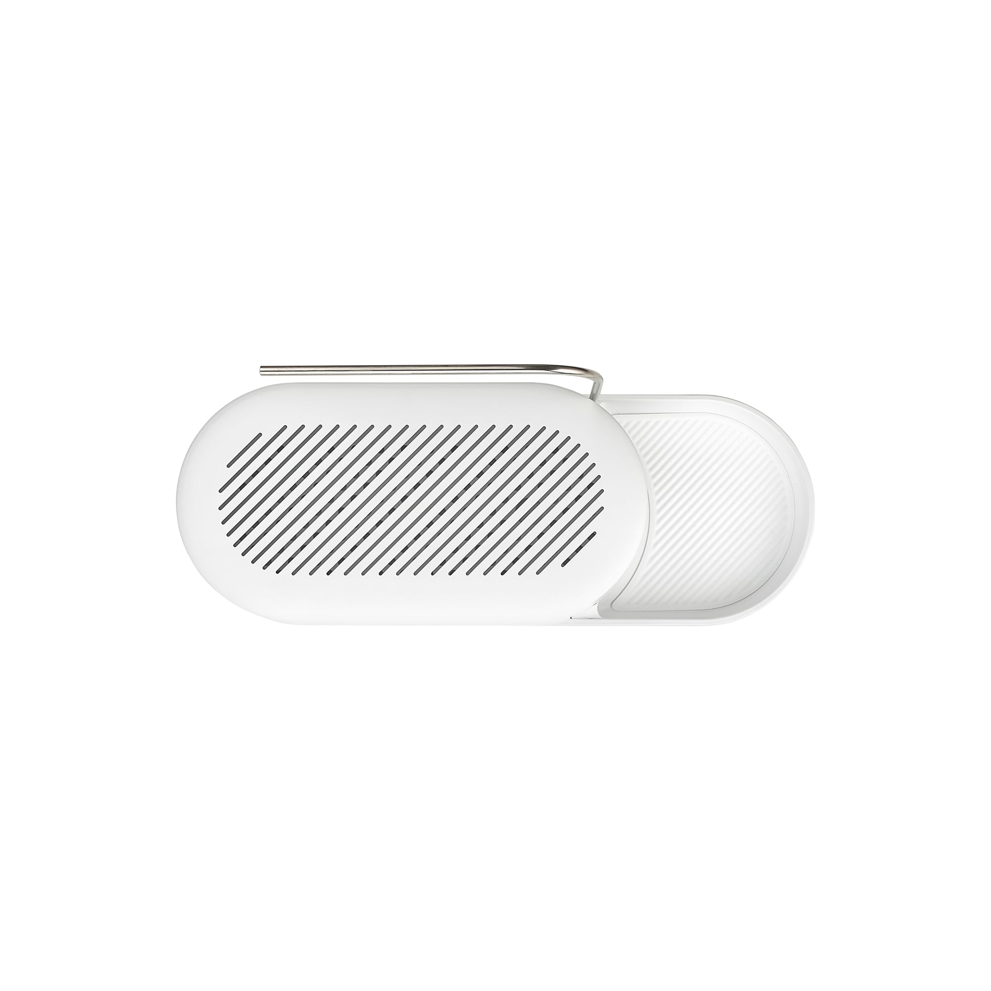 Brabantia - SinkStyle Spül-Organizer mit kompaktem Design für Schwämme und Spülbürste - Belüftungsschlitze für Luftzirkulation, rutschfeste Abtropfschale mit Silikoneinlage - Mineral Fresh Weiß